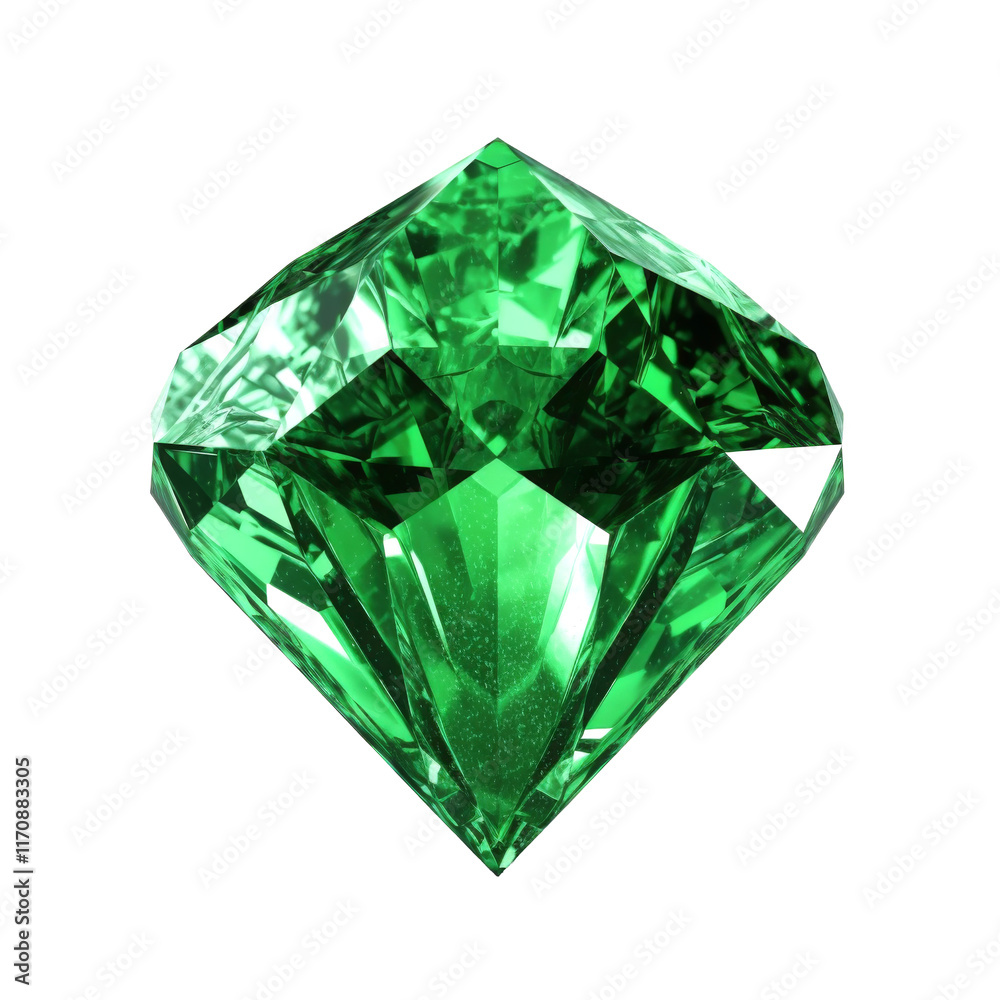 color gem isolated on white color gem isolated on white