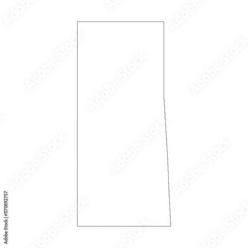 Saskatchewan blank outline map