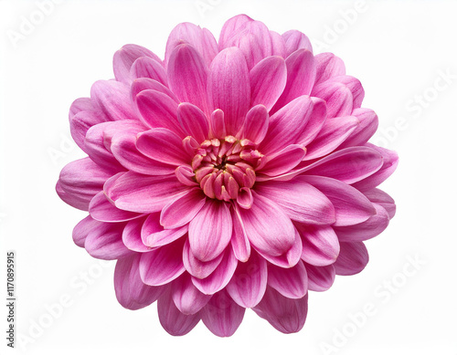 Chrysanthemum flower isolated on a white background.
