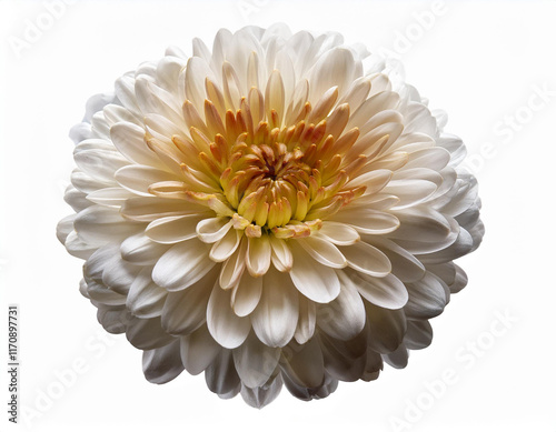 Wallpaper Mural Chrysanthemum flower isolated on a white background. Torontodigital.ca