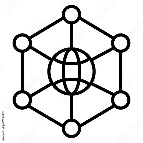 Blockchain Network Icon