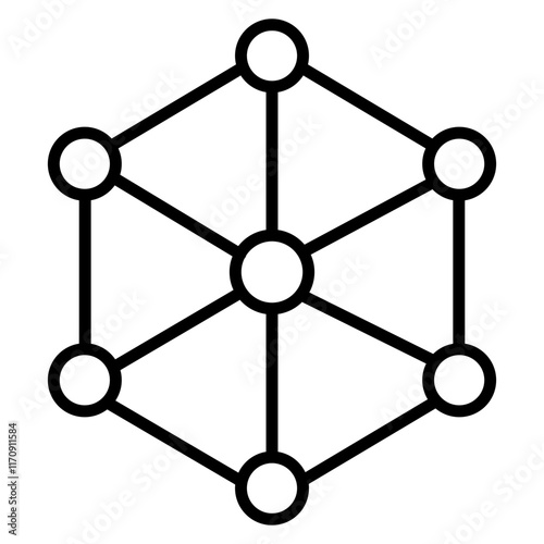 Blockchain Node Icon