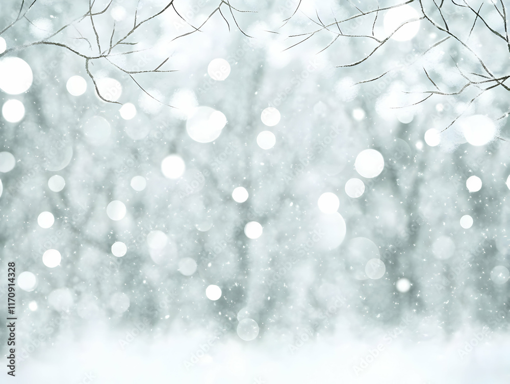 Winter Wonderland Background Illustration Winter Wonderland Background Illustration