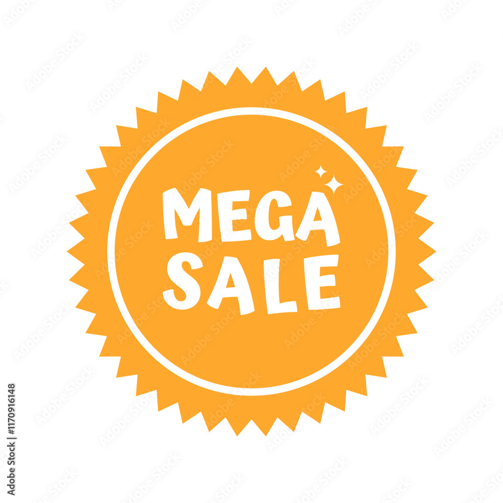 Simple sunburst price tag, sale tag vector illustration, abstract shape of sunburst, price tag, sale tag, price labels vector illustration in soft pastel color