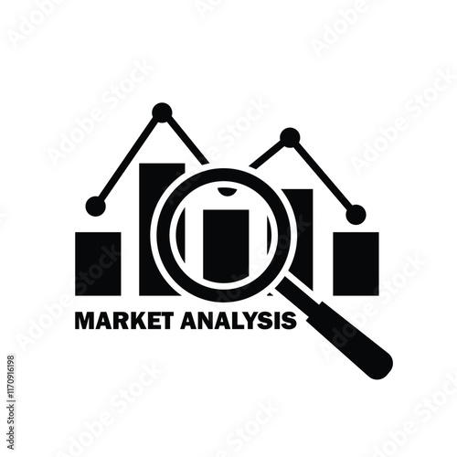 Market analysis strategies vector design