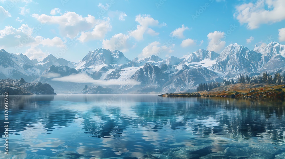 Rolling Green Hills and Majestic Mountains Rolling Green Hills and Majestic Mountains