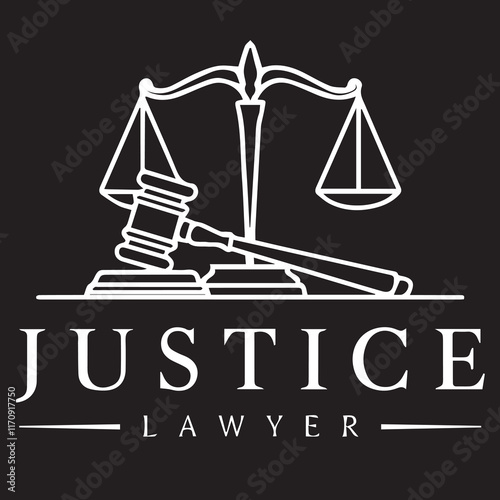 A lawyer logo with a black color theme represents sophistication, authority, and professionalism. Black is a powerful and timeless color that exudes confidence,