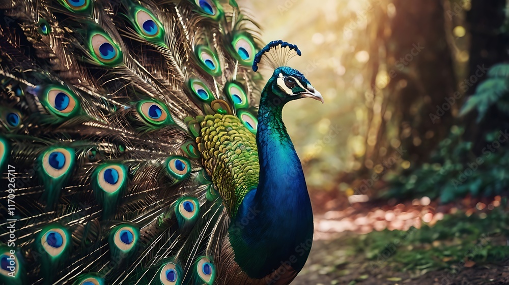 Obraz premium beautiful peacock