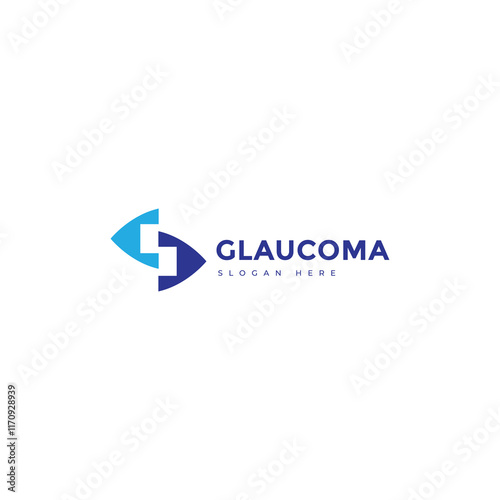 glaucoma day modern logo design vector