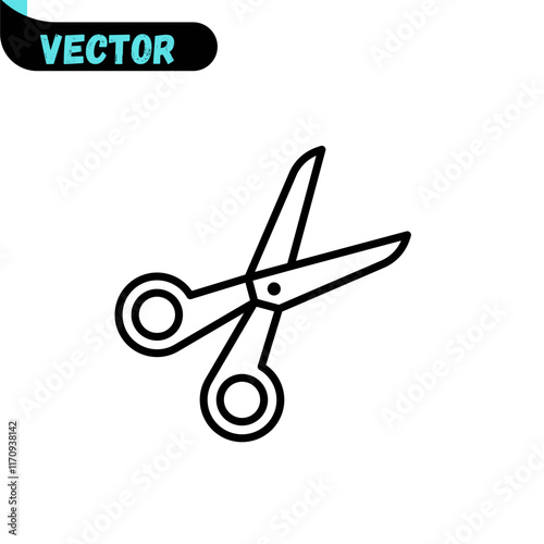 scissors icon single