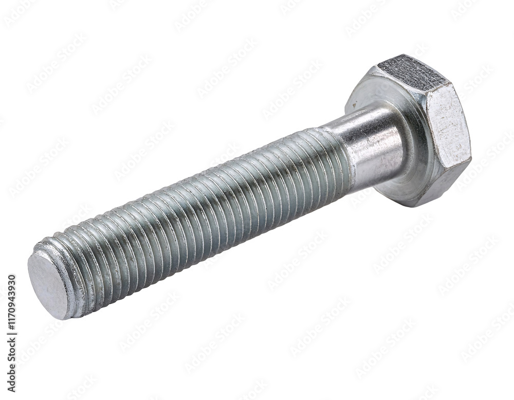 steel hexagonal head bolt with threaded body on isolated background for industrial and construction purposes
steel hexagonal head bolt with threaded body on isolated background for industrial and construction purposes