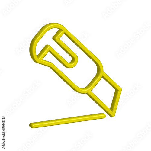 Cutter icon design template