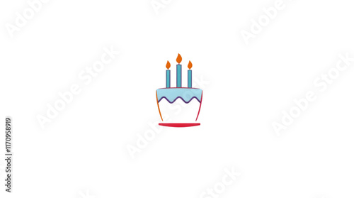Delicious Cupcake Illustration with Sprinkles on Transparent Background
