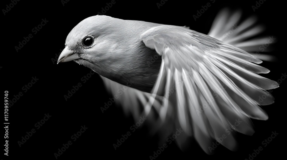 A white bird flying through the air with its wings spread A white bird flying through the air with its wings spread