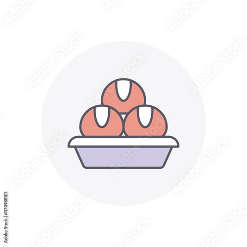 Pandebono  vector icon