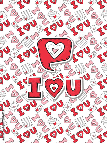 Handmade Valentine s Day cards. Outline vector doodles on the theme of love, romance, February 14 in doodle style. For banner, postcard, cover, poster, wallpaper, packaging.