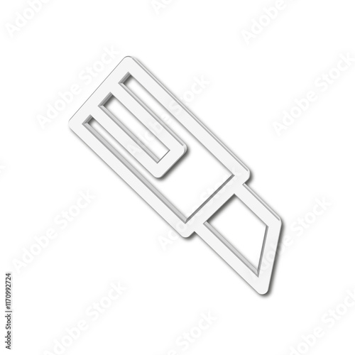 Cutter icon design template