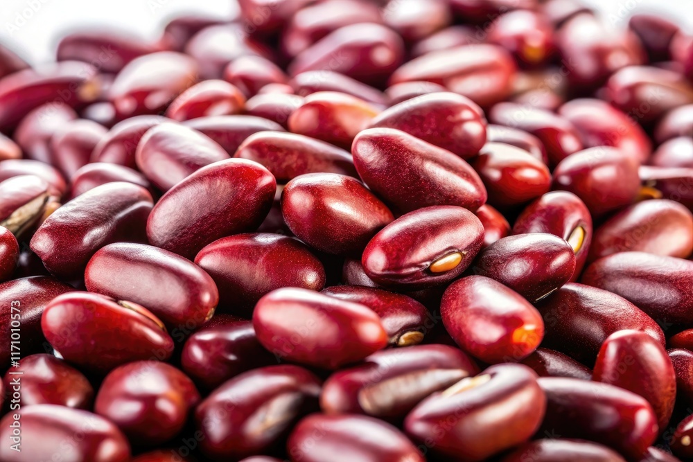 Close-up culinary photography reveals the intricate texture of azuki beans, a vibrant red feast for the eyes. Close-up culinary photography reveals the intricate texture of azuki beans, a vibrant red feast for the eyes.