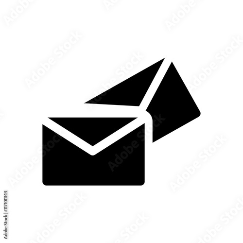 dauble solid Chat icon featuring a speech bubble, symbolizing online communication and messaging.