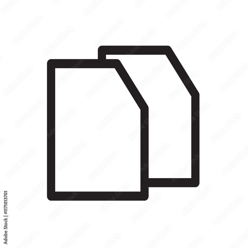 dauble Mobile phone card icon representing a SIM card or mobile network access for phones and devices. dauble Mobile phone card icon representing a SIM card or mobile network access for phones and devices.