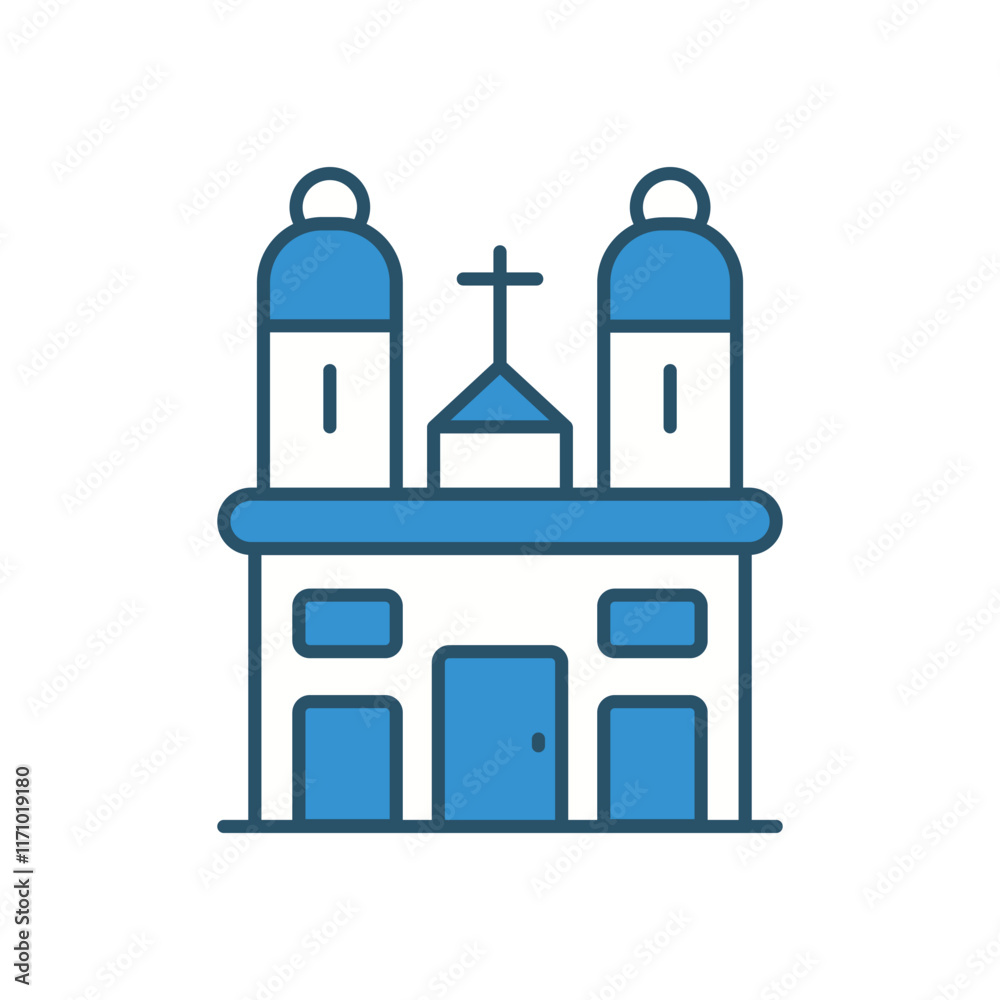Plaza De Bol�var vector icon Plaza De Bol�var vector icon