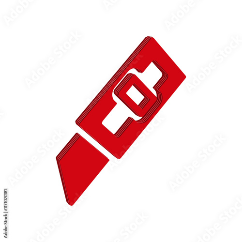 Cutter icon design template