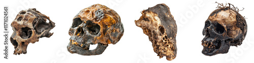 Fossilized Prehistoric Skulls Uncovered in Archaeological Excavation Discovery photo