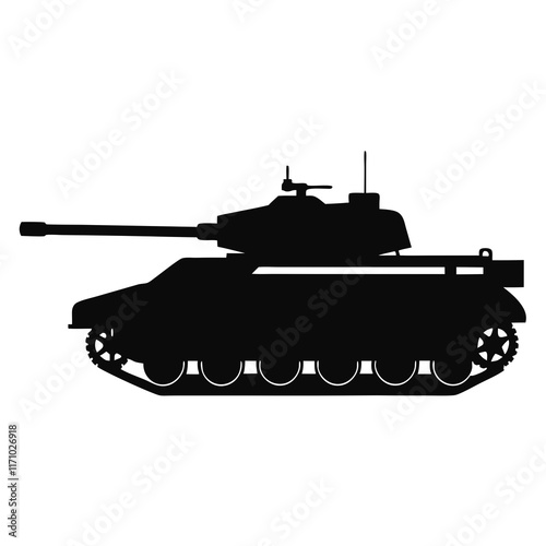 tank isolated on white background