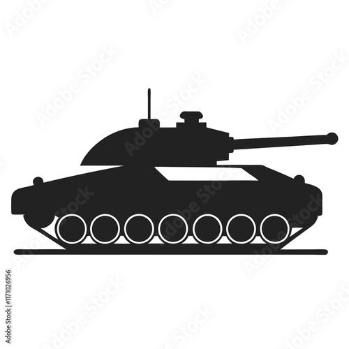 tank isolated on white background