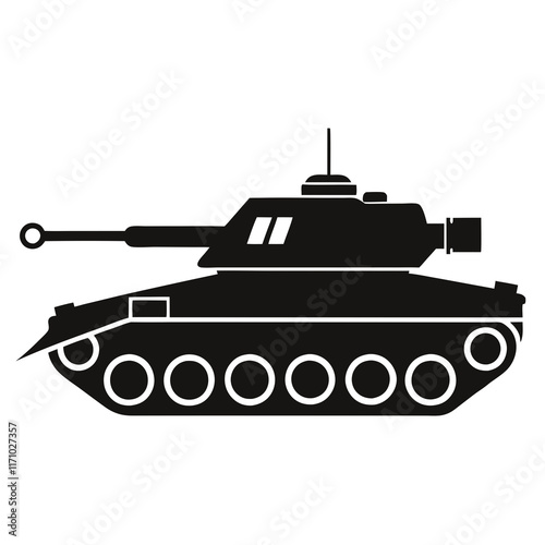 tank isolated on white background