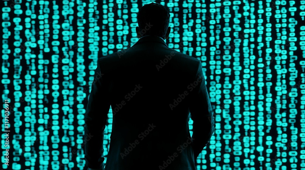 Privacy anonymity concept, A user’s anonymous digital presence with encrypted data in a floating image format. Privacy anonymity concept, A user’s anonymous digital presence with encrypted data in a floating image format.