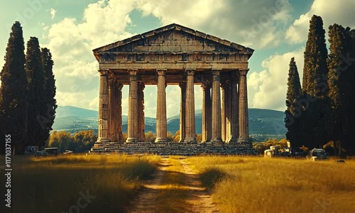 Ancient Greek Temple:  A Timeless Architectural Marvel