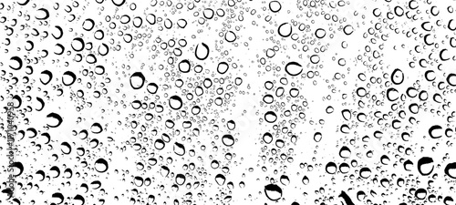 Texture of water drops
