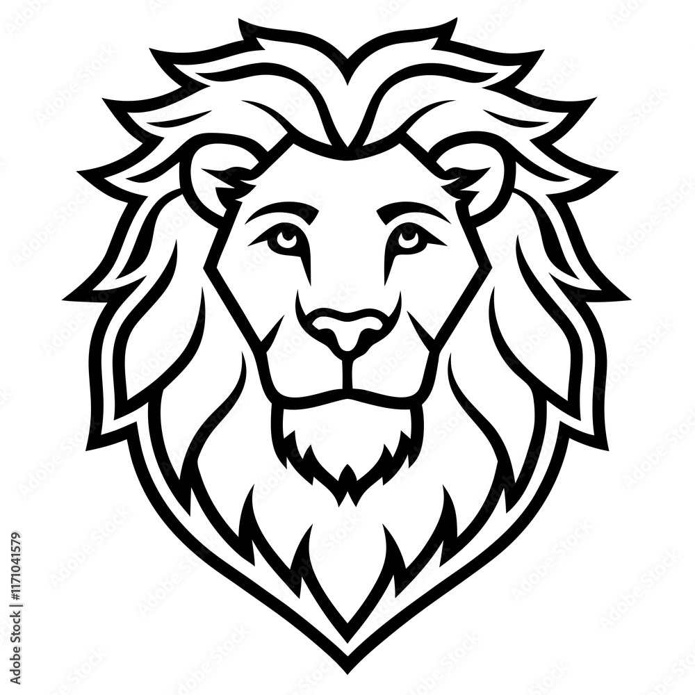 Obraz premium lion head mascot