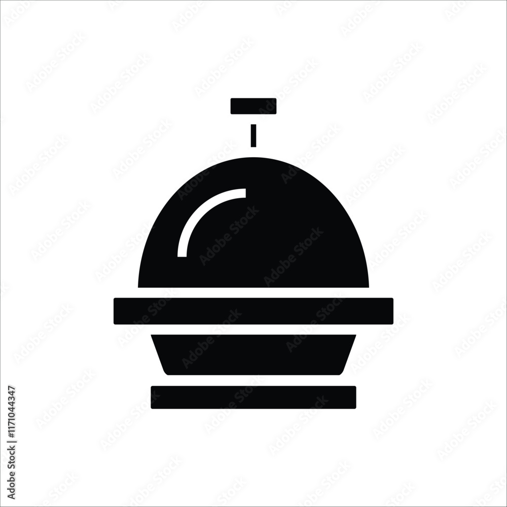 Fototapeta premium food tray vector icon line template