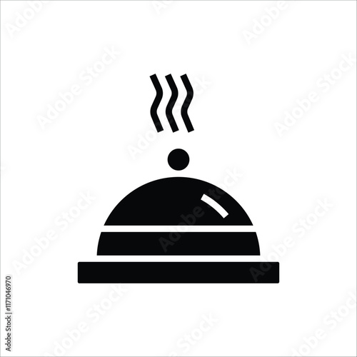 food tray vector icon line template