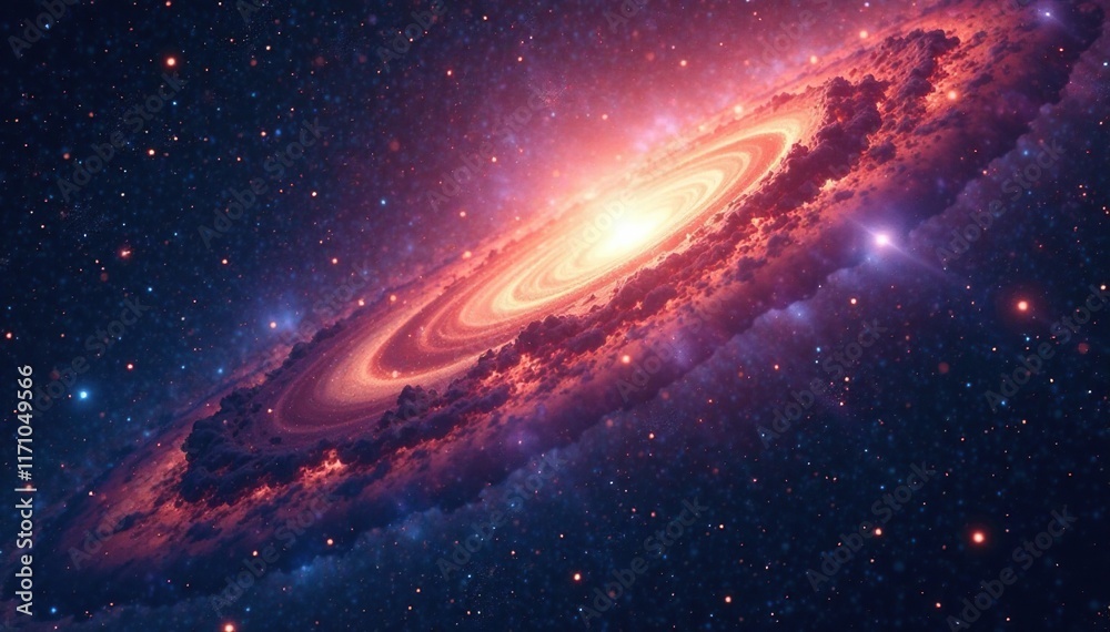 Cosmic rays of sunlight illuminate the starry expanse, ray, space Cosmic rays of sunlight illuminate the starry expanse, ray, space