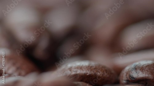 Extreme close up of fresh blueberries with shallow depth of field