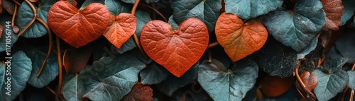 Heart Shaped Foliage Intert...