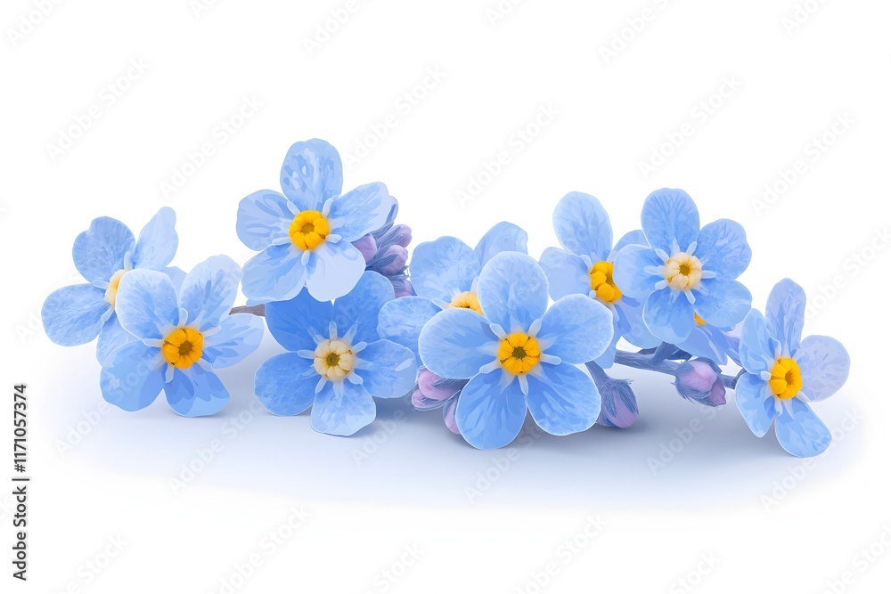 Fototapeta premium forget-me-not