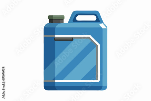 container for keeping fuel or motor oil vector illustration