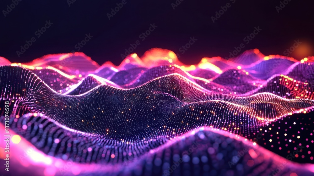 Abstract Digital Landscape Abstract Digital Landscape