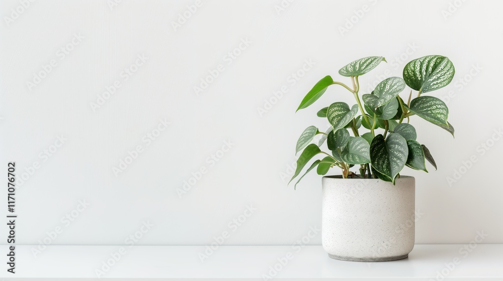 Obraz premium Versatile Studio Backdrop with White Background and Simulated Lighting for Object or Text Placement