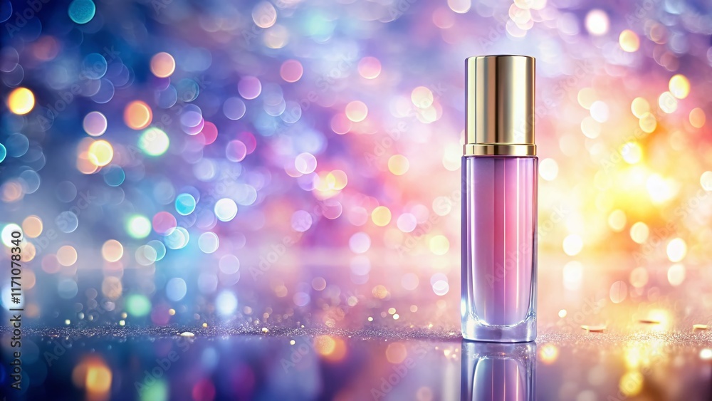 Pastel Dream: Close-up of Shimmering Lip Gloss, Beauty Product Photography Pastel Dream: Close-up of Shimmering Lip Gloss, Beauty Product Photography