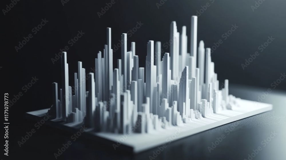 An interactive-looking D bar graph with pulsating bars, symbolizing changing financial trends, set against a sleek background for a futuristic feel. An interactive-looking D bar graph with pulsating bars, symbolizing changing financial trends, set against a sleek background for a futuristic feel.