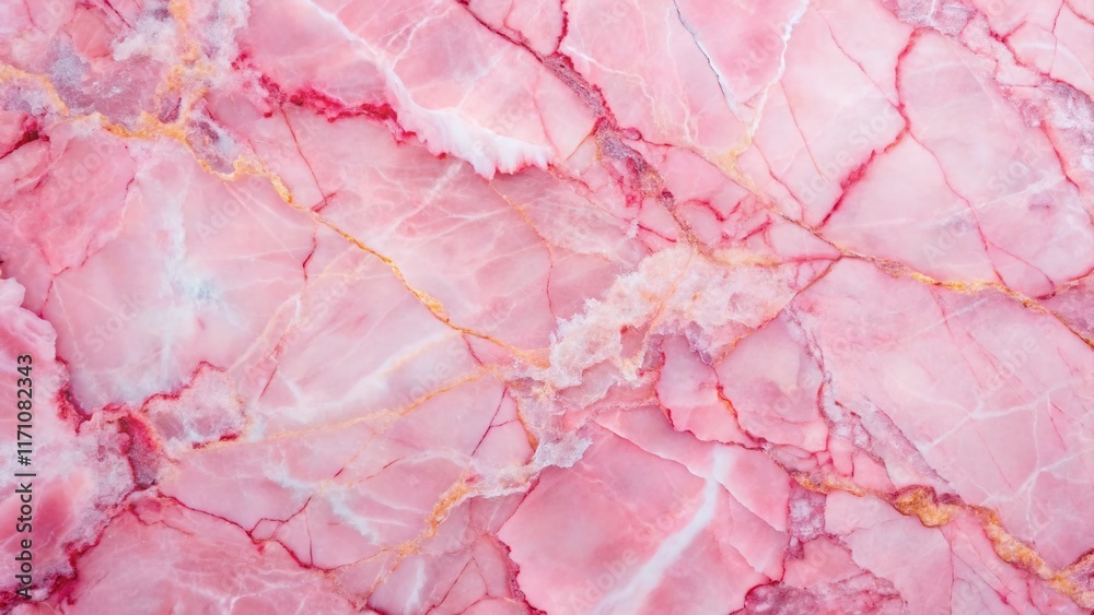 Fototapeta premium Pink Marble Texture Background: Elegant Abstract Design for Branding