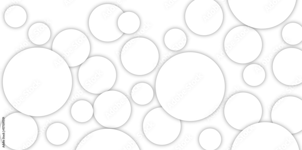 White circle paper cut style. drop shadows on white background. 3D white geometric abstract background. bright space with rounded triangles effect. modern design. dynamic shapes. Pattern, blurred. White circle paper cut style. drop shadows on white background. 3D white geometric abstract background. bright space with rounded triangles effect. modern design. dynamic shapes. Pattern, blurred.