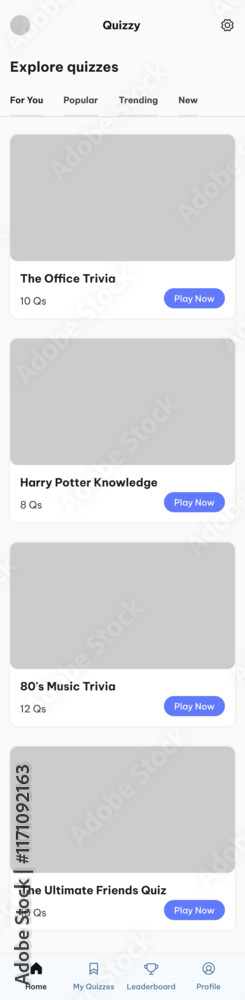 Quiz, Test, Quizzer, Knowledge, Questionnaire Competition & Trivia Game App Ui Kit Template Quiz, Test, Quizzer, Knowledge, Questionnaire Competition & Trivia Game App Ui Kit Template