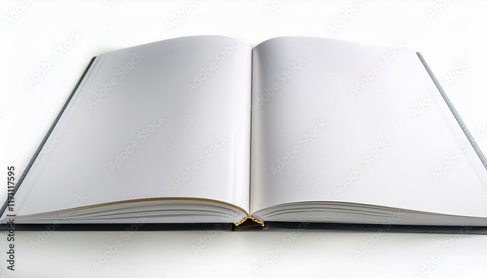 Blank Book: Open Pages, Minimalist Design, Serene Mood Blank Book: Open Pages, Minimalist Design, Serene Mood
