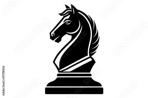 chess horse illustration